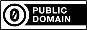 Creative Commons 0 (Public Domain) license logo