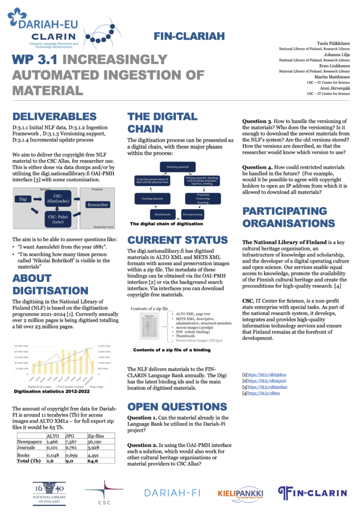 Image of the poster W3.1 Increasingly automated ingestion of material