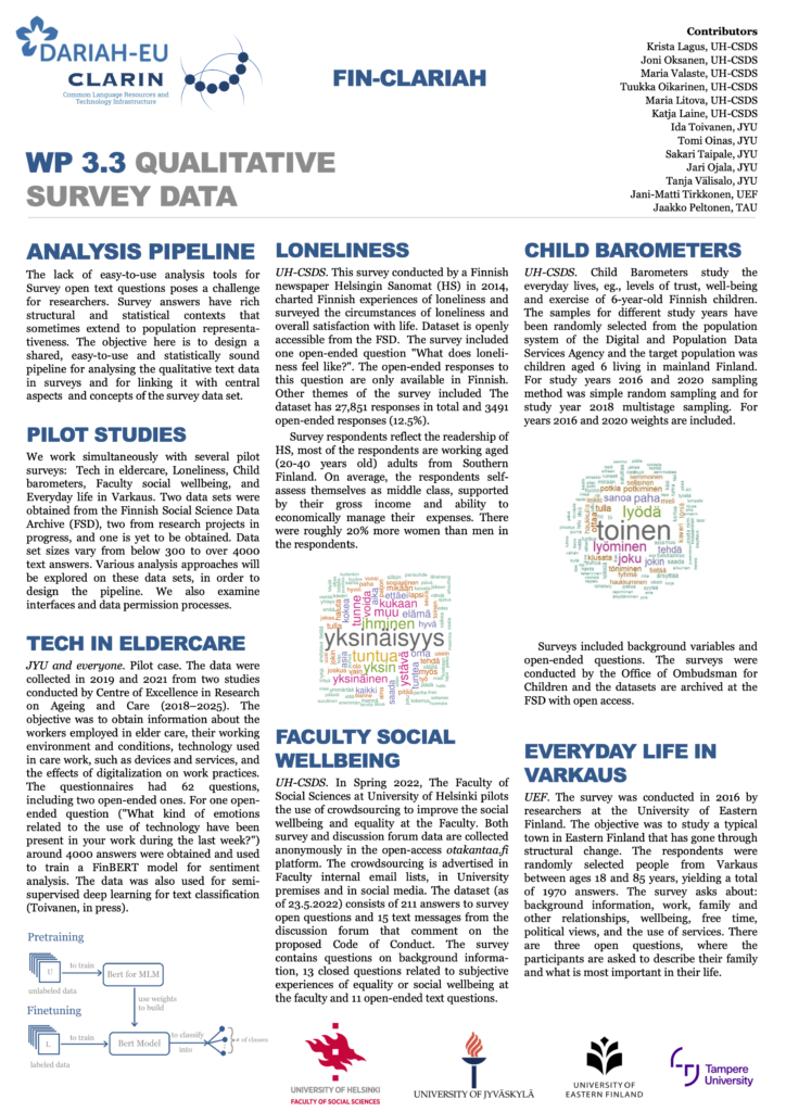 Image of the poster W3.3 Qualitative survey data