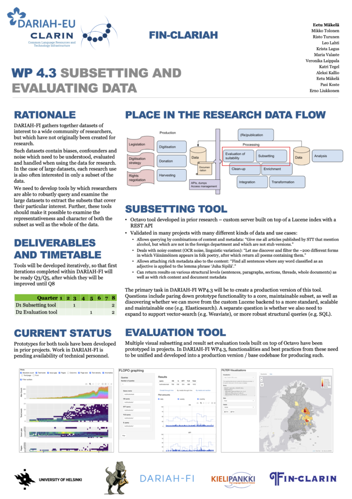 Image of the poster W4.3 Subsetting and evaluating data